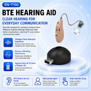 T100 Behind-The-Ear Hearing Aid